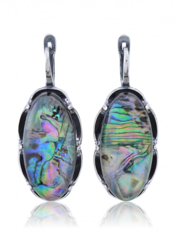 Серьги "Винтаж Дуо" 6395s1SerGeliSer215g1376