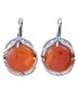 Серьги "Винтаж Дуо" 6548s1SerSerdKor255g146