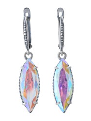 Серьги "Винтаж Дуо" 7625s1SerFianRaz265g996