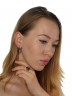 Серьги "Винтаж Дуо" 5513s1SerRodoRoz165p318