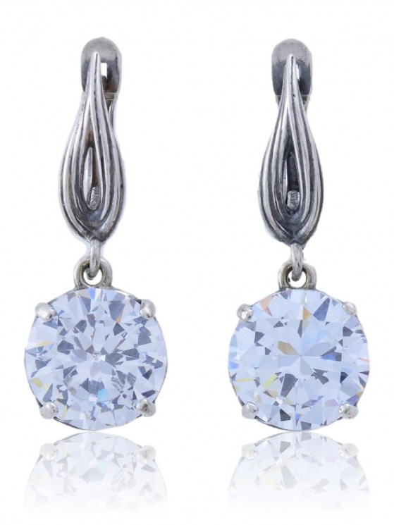 Серьги "Винтаж Дуо" 5974s1SerFianBel220g1022