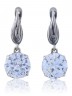 Серьги "Винтаж Дуо" 5974s1SerFianBel220g1022