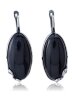 Серьги "Винтаж Дуо" 5150s1SerAgatChe185g1267