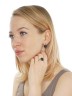 Серьги "Винтаж Дуо" 5698s1SerAgatZel145g1245