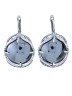 Серьги "Винтаж Дуо" 6550s1SerGemaChe255g146