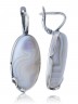 Серьги "Винтаж Дуо" 5151s1SerAgatSer185g1267