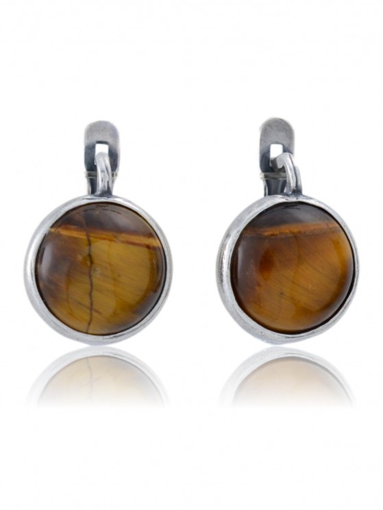 Серьги "Винтаж Дуо" 5699s1SerTigrKor145g1245
