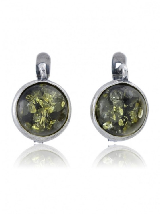 Серьги "Винтаж Дуо" 6020SerYantZel185g1245new