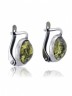 Серьги "Винтаж Дуо" 6020SerYantZel185g1245new