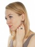 Серьги "Винтаж Дуо" 6020SerYantZel185g1245new