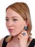 Кольцо "Винтаж Дуо" 4308KolAqsGol90p165