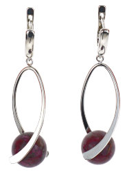 Серьги "Брайт Стар" 3054SerTrmMal160BrSt