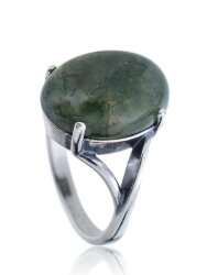 Кольцо "Винтаж Дуо" 5515s2KolYashZel85p318