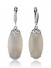 Серьги "Винтаж Дуо" 5871s1SerAgatSer215g757