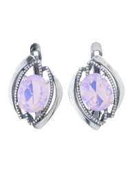 Серьги "Винтаж Дуо" 7429s1SerFianRoz185g1121