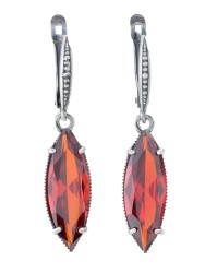 Серьги "Винтаж Дуо" 7628s1SerFianKra265g996