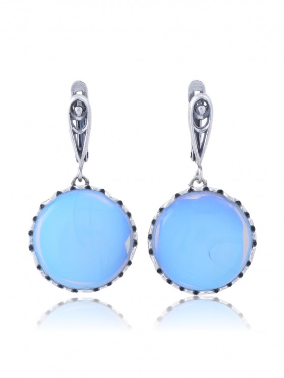 Серьги "Винтаж Дуо" 6339s1SerLunnGol215g1235