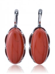 Серьги "Винтаж Дуо" 6399s1SerYashKor215g1376