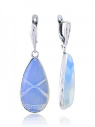 Серьги "Винтаж Дуо" 6454s1SerLunnGol265g1008