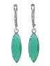 Серьги "Винтаж Дуо" 7630s1SerKhriZel265g996