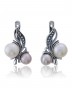 Серьги "Винтаж Дуо" 7179s1SerZhemBel175p339