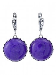 Серьги "Винтаж Дуо" 6505s1SerKhalFia255g1235