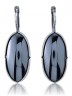 Серьги "Винтаж Дуо" 5754s1SerGemaChe185p316