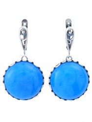 Серьги "Винтаж Дуо" 6506s1SerKhalGol255g1235