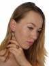 Серьги "Винтаж Дуо" 5520s1SerYashBzh165P335