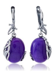 Серьги "Винтаж Дуо" 5107s1SerAvanFia165g047
