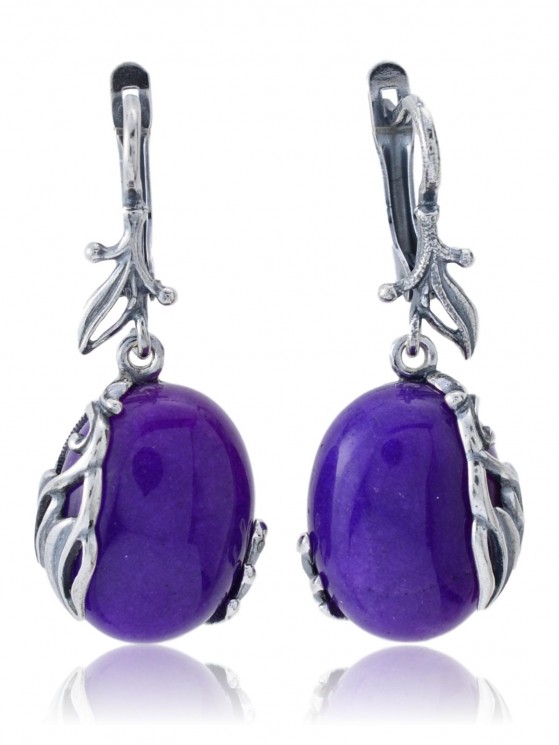 Серьги "Винтаж Дуо" 5107s1SerAvanFia165g047