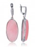 Серьги "Винтаж Дуо" 5157s1SerKvarRoz185g1267