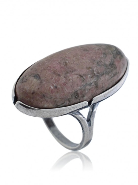 Кольцо "Винтаж Дуо" 5755s2KolRodoRoz95p316