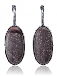 Серьги "Винтаж Дуо" 5756s1SerYashBor185p316