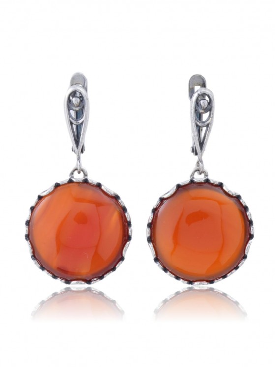 Серьги "Винтаж Дуо" 6344s1SerSerdKor215g1235