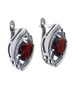 Серьги "Винтаж Дуо" 7435s1SerGranBor185g1121