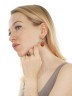 Серьги "Винтаж Дуо" 5757s1SerSultRoz935p198