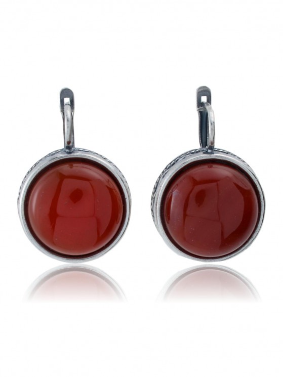 Серьги "Винтаж Дуо" 5805s1SerSerdKor195g050