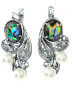 Серьги "Винтаж Дуо" 4316SerGalZel190g21