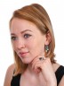 Серьги "Винтаж Дуо" 4316SerGalZel190g21