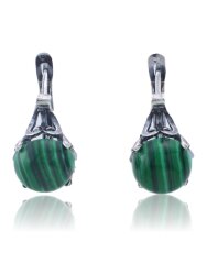 Серьги "Винтаж Дуо" 4990s1SerMalaZel145p16