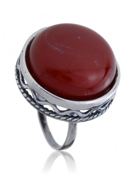 Кольцо "Винтаж Дуо" 5805s2KolSerdKor85g050