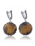 Серьги "Винтаж Дуо" 6345s1SerTigrKor215g1235