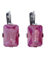 Серьги "Винтаж Дуо" 7585s1SerKvarRoz215g03