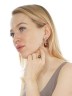 Серьги "Винтаж Дуо" 5758s1SerSultRoz735g026