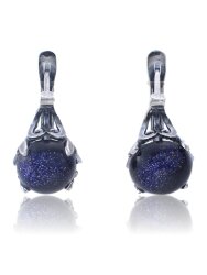 Серьги "Винтаж Дуо" 4991s1SerAvanSin145p16