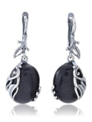 Серьги "Винтаж Дуо" 5110s1SerKoshChe165g047
