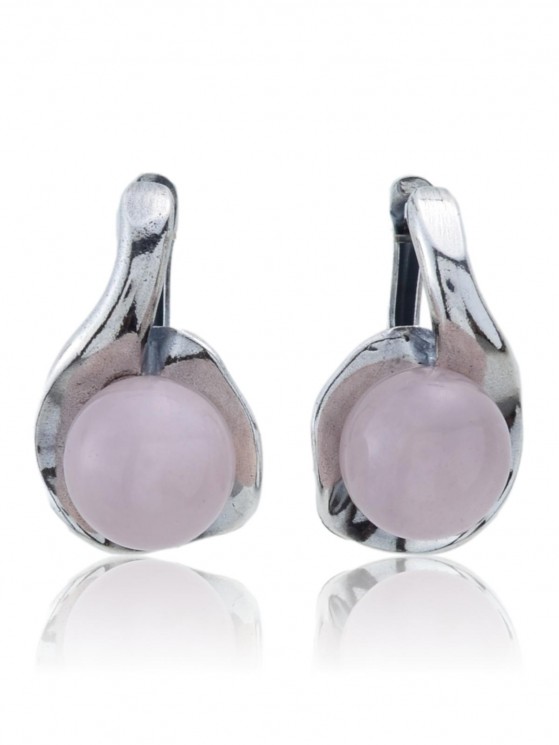 Серьги "Винтаж Дуо" 5879s1SerKvarRoz170g018