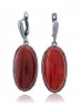 Серьги "Винтаж Дуо" 6029SerSerdKor215g716