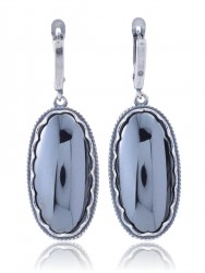 Серьги "Винтаж Дуо" 6295s1SerGemaChe185p274